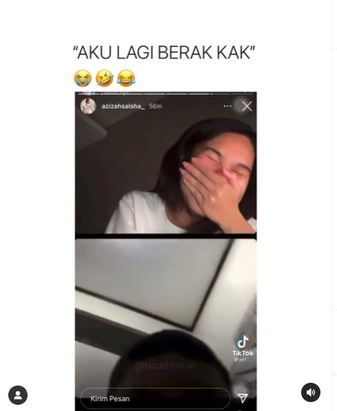Viral netizen BAB ditemani seleb TikTok Azizah Salsha Zize. (Instagram/recehtable, TikTok/yo1___ )