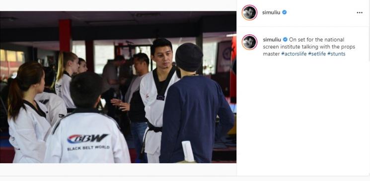 Profil Simu Liu (Instagram/@simuliu)