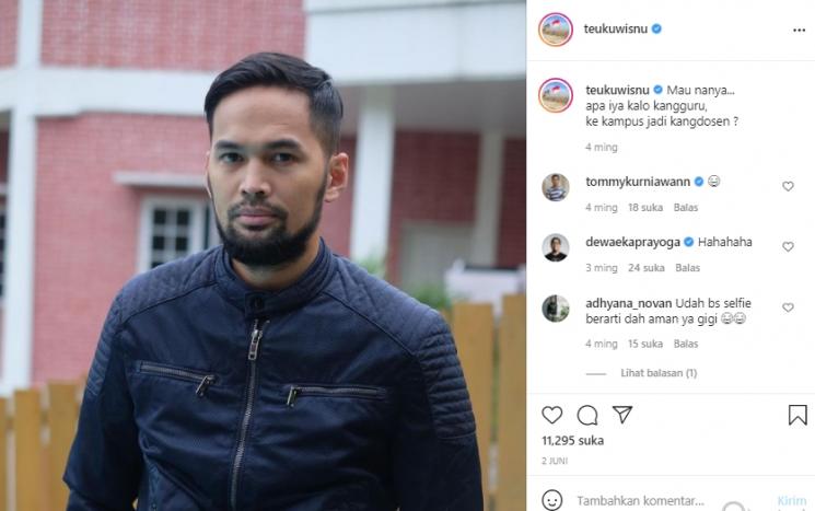 Postingan Teuku Wisnu (Instagram.com)