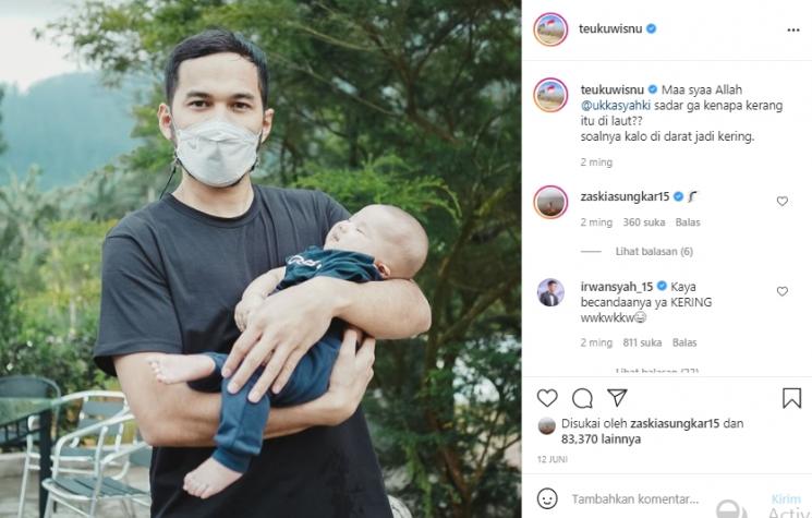 Postingan Teuku Wisnu (Instagram.com)