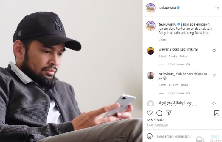 Postingan Teuku Wisnu (Instagram.com)