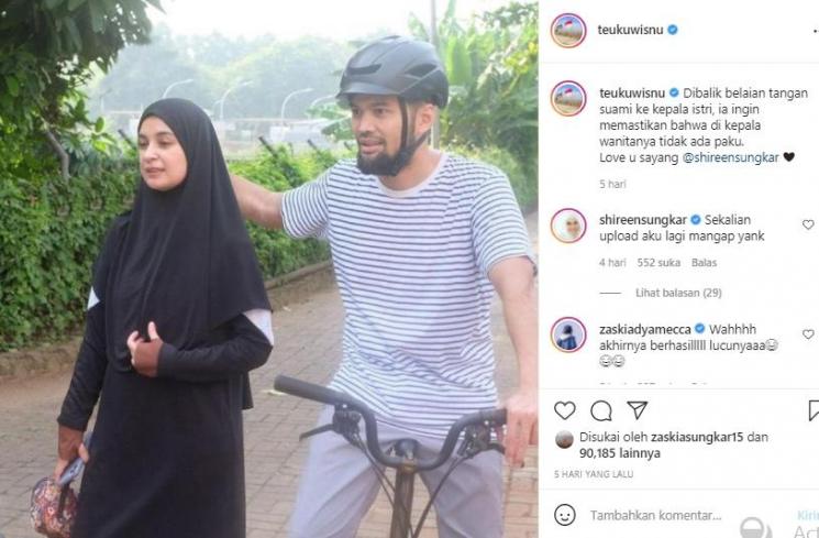 Postingan Teuku Wisnu (Instagram.com)
