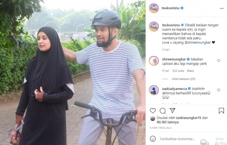 Postingan Teuku Wisnu (Instagram.com)