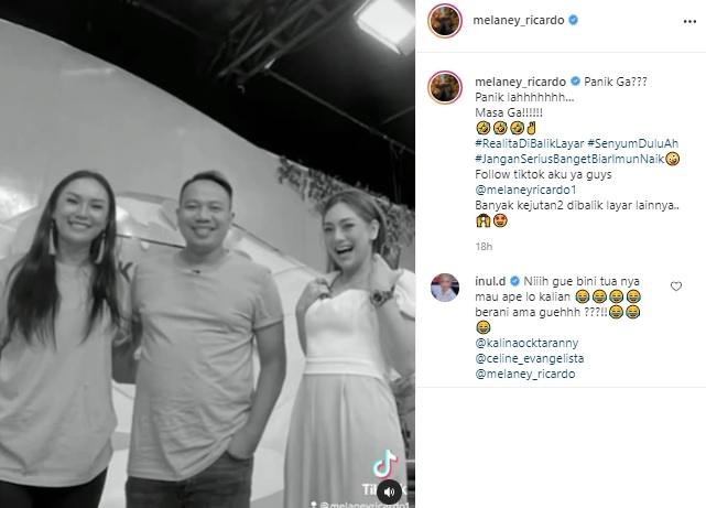 Kalina Oktarani, Vicky Prasetyo dan Celine Evangelista. (Instagram)