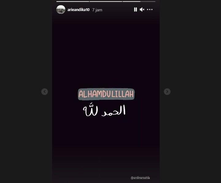 Unggahan Arie Dwi Andika (Instagram)