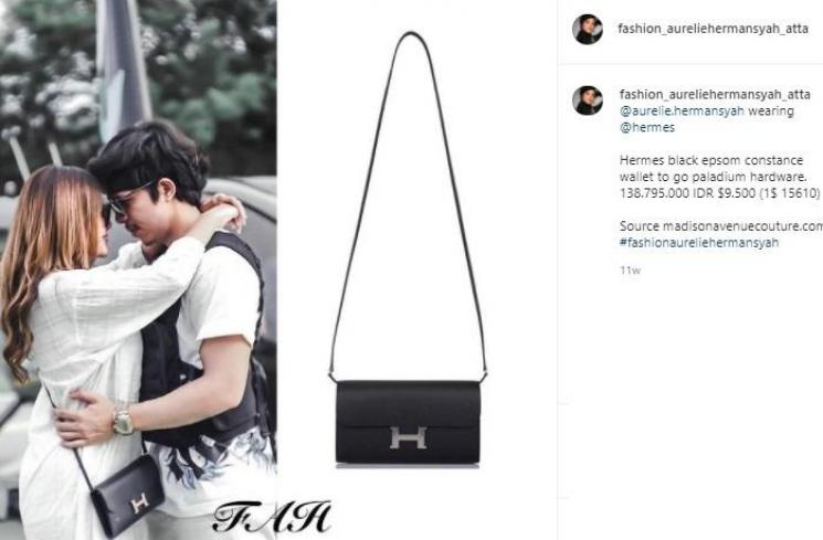 Koleksi Fashion Mahal Aurel Hermansyah (Instagram/@aurelie.hermansyah)