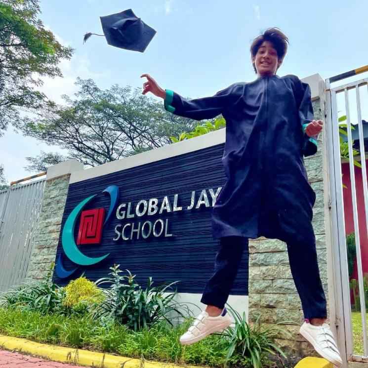 Potret ganteng anak Andre Taulany (Instagram/@kenzytaulanyreal)