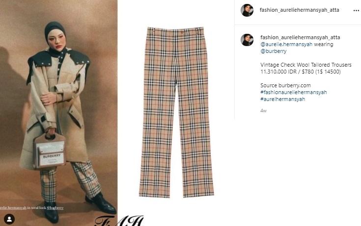 Koleksi Fashion Mahal Aurel Hermansyah (Instagram/@aurelie.hermansyah)