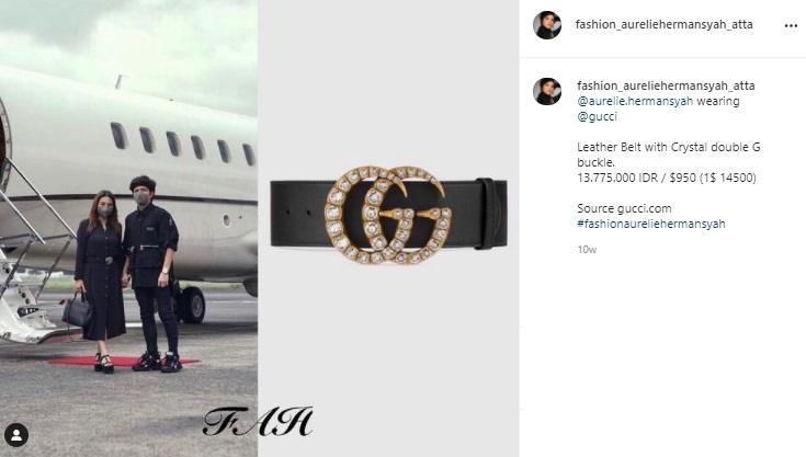 Koleksi Fashion Mahal Aurel Hermansyah (Instagram/@aurelie.hermansyah)
