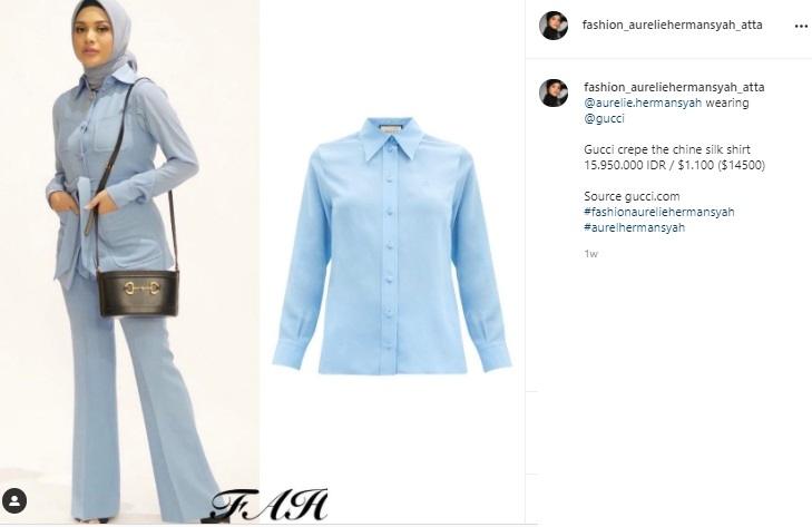 Koleksi Fashion Mahal Aurel Hermansyah (Instagram/@aurelie.hermansyah)