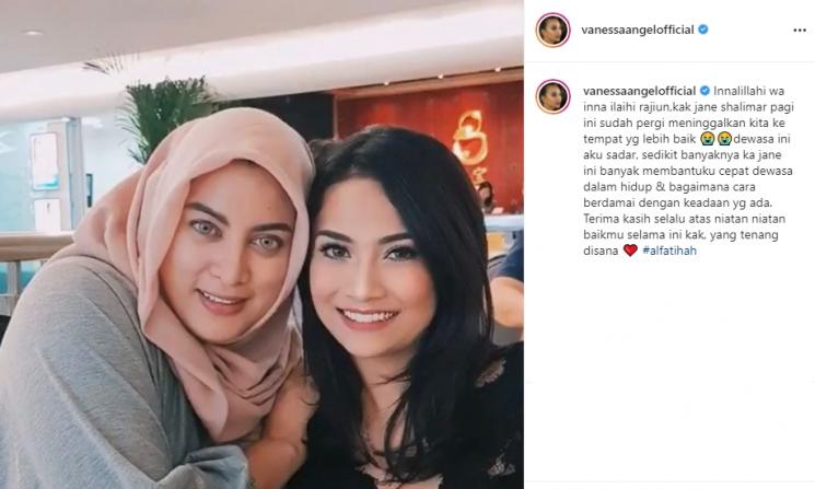 Vanessa Angel dan Jane Shalimar (Instagram/@vanessaangelofficial)