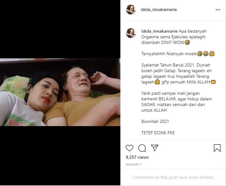Potret Beben Jazz dan Inna Kamarie (Instagram/@idola_innakamarie)