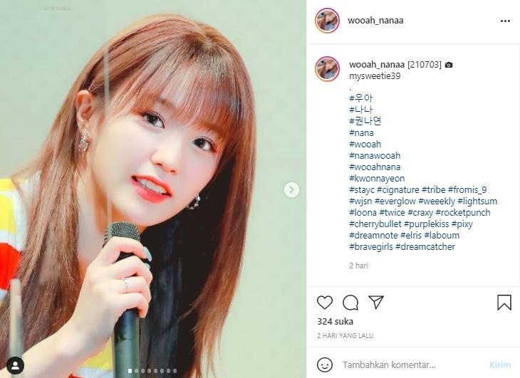Nana woo!ah! (Instagram.com)