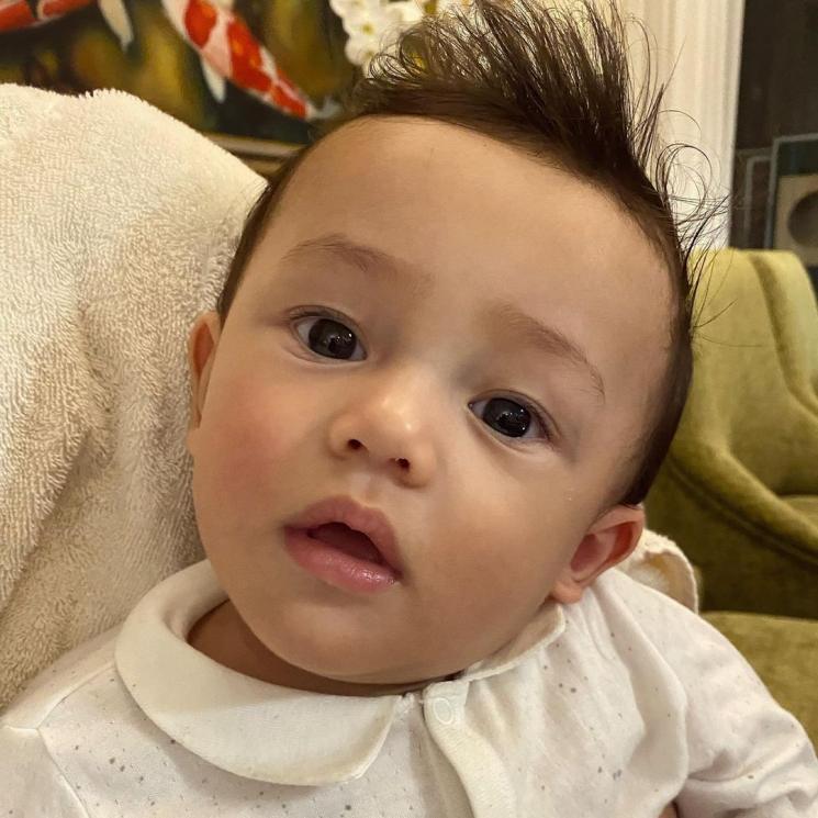 Potret Terbaru Saka Anak Ussy Sulistiawaty (Instagram/@andhiiikapratama)