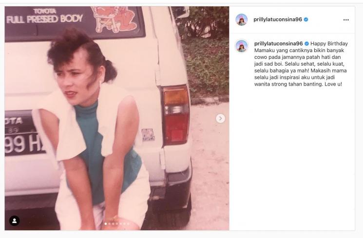 Potret masa muda ibu Prilly Latuconsina (Instagram/@ prillylatuconsina96)