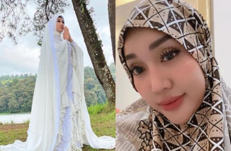 Potret Lucinta Luna Berhijab. (Instagram/@lucintaluna_manjalita)