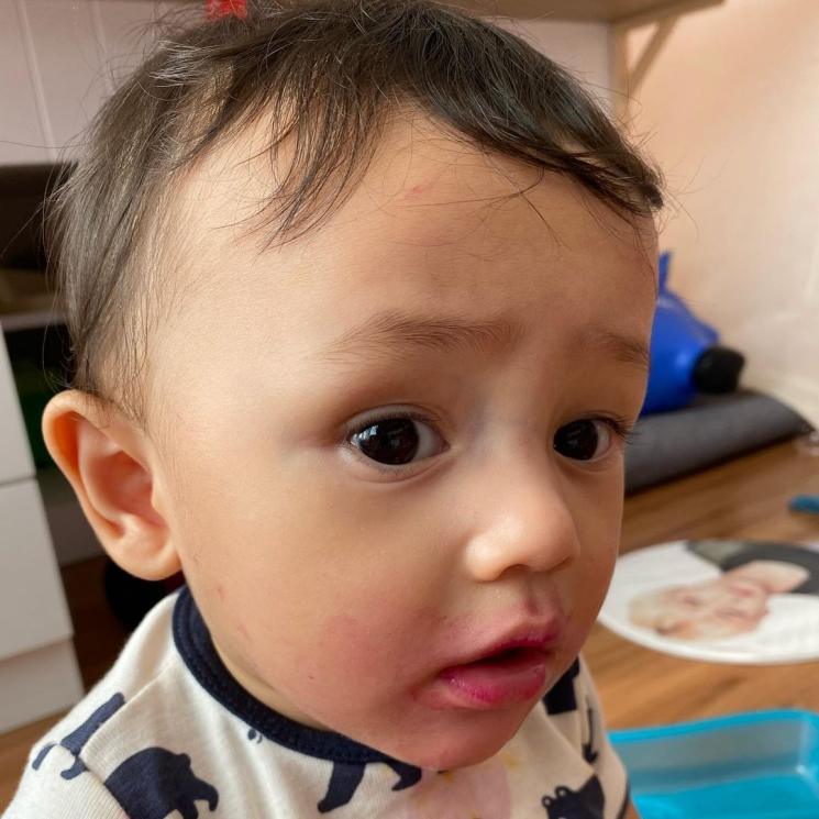 Potret Terbaru Saka Anak Ussy Sulistiawaty (Instagram/@andhiiikapratama)