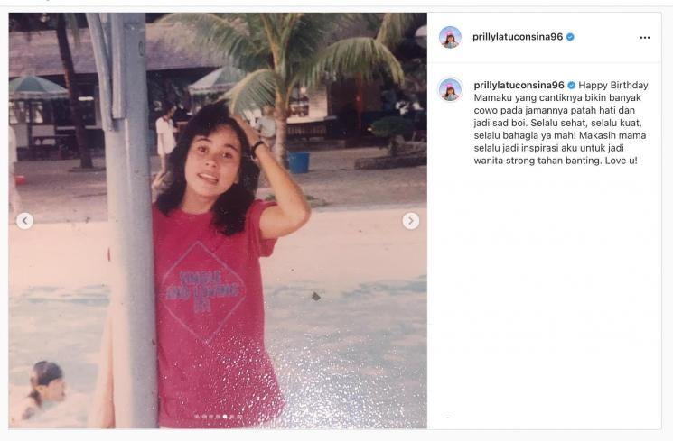 Potret masa muda ibu Prilly Latuconsina (Instagram/@ prillylatuconsina96)