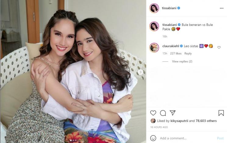 Tissa Biani dan Cinta Laura. (Instagram/tissabiani)