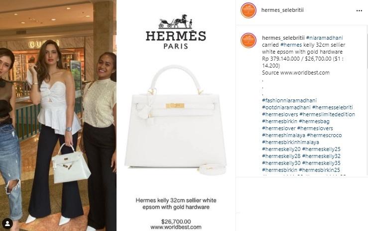 Koleksi Fashion Mahal Nia Ramadhani (Instagram/hermes_selebritii)