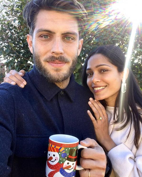 Potret Freida Pinto dan Pasangan (Instagram/@freidapinto)