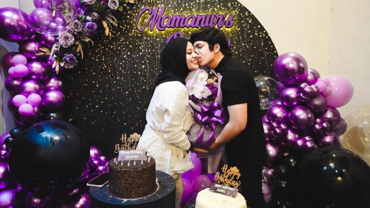 Potret Ulang Tahun Aurel Hermansyah. (Instagram/attahalilintar).