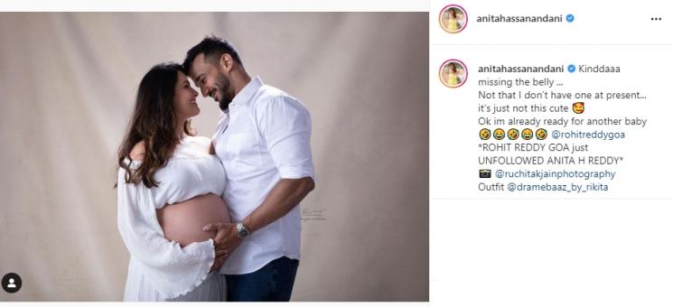 Potret Seleb Bollywood Pamer Baby Bump (Instagram/@anitahassanandani)