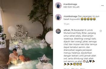 Potret Ulang Tahun Rizky Billar (instagram/@ricardosinaga)