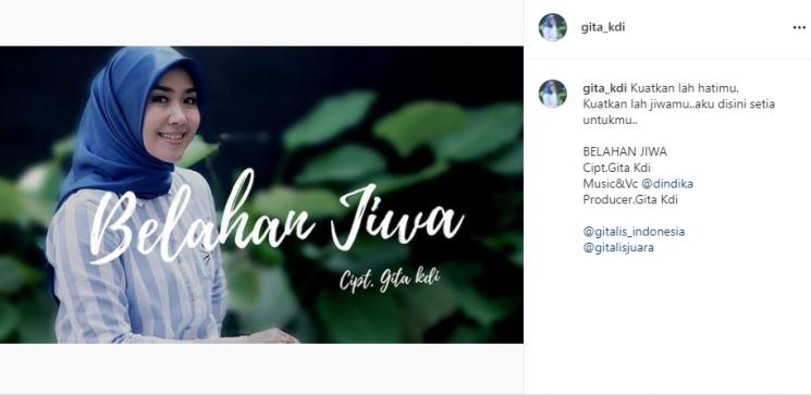 Potret terbaru Gita KDI (Instagram/@gita_kdi)