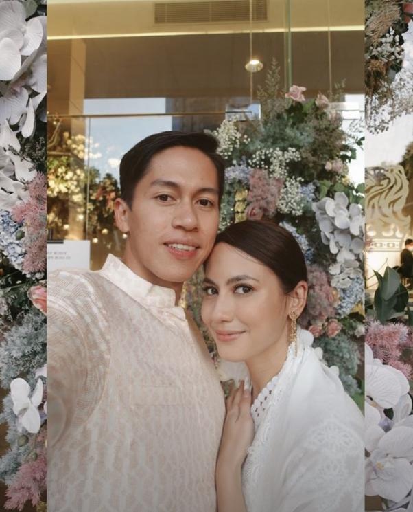 Gaya Pevita Pearce ke nikahan adik Arsyah (Instagram/@pevpearce)
