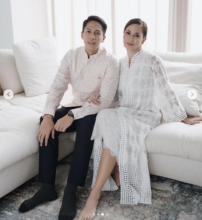 Gaya Pevita Pearce ke nikahan adik Arsyah (Instagram/@pevpearce)