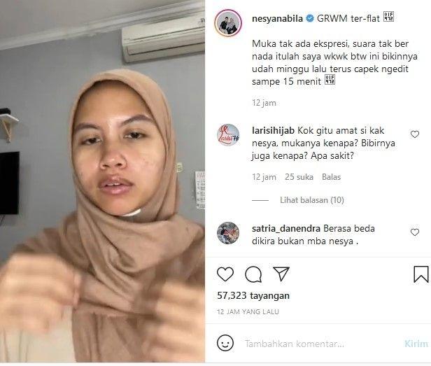 Potret Istri Ben Kasyafani,Nesya Nabila. (Instagram/neysanabila)