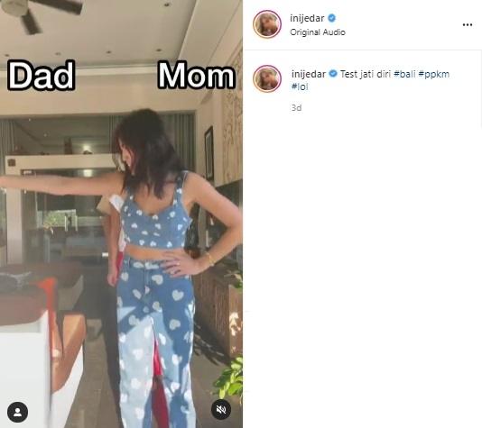El Barack pilih dad daripada mom. (Instagram/@inijedar)