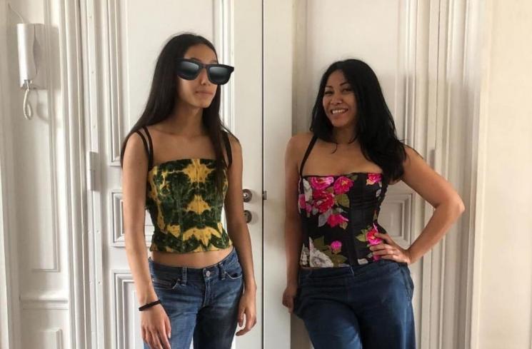Anggun C Sasmi dan putrinya, Kirana. (Instagram/@anggun_cipta)