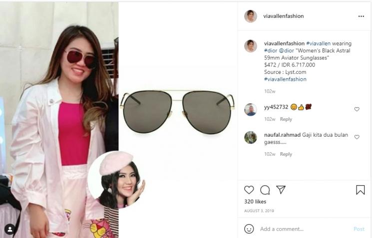 Koleksi Fashion Mahal Via Vallen. (Instagram/viavallenfashion)