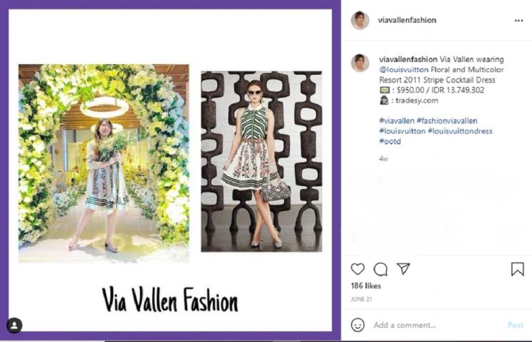 Koleksi Fashion Mahal Via Vallen. (Instagram/viavallenfashion)