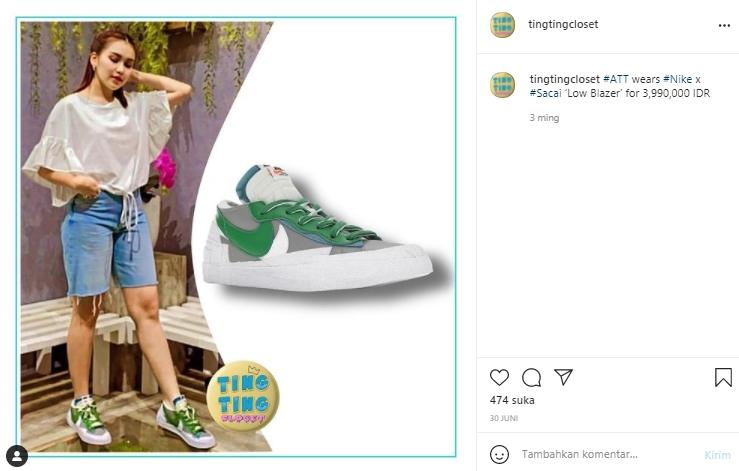 Outfit Ayu Ting Ting (Instagram.com)