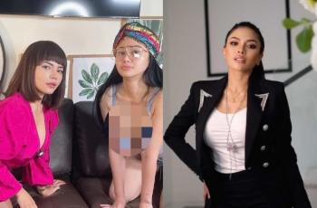 Dinar Candy dan Denise Chariesta Pose Vulgar, Ditegur Nikita Mirzani