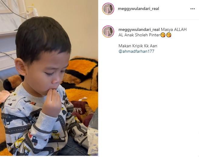 Potret Alkhalifi Anak Bungsu Meggy Wulandari (Instagram/@meggywulandari_real)