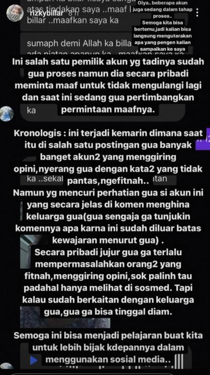 Rizky Billar (Instagram/@rizkybillar)