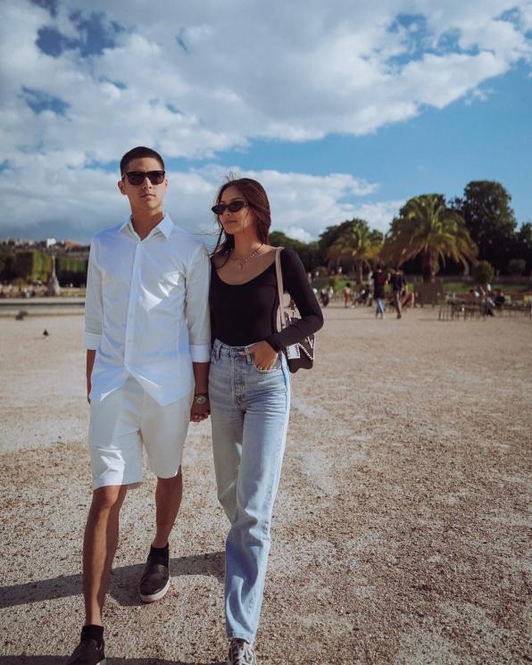 Potret Kencan Al Ghazali di Paris. (Instagram/alyssadaguise)