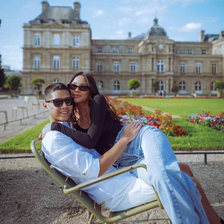Potret Kencan Al Ghazali di Paris. (Instagram/alyssadaguise)