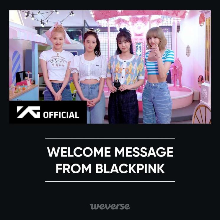 Fakta BLACKPINK Gabung Weverse. (Instagram/weverseofficial)