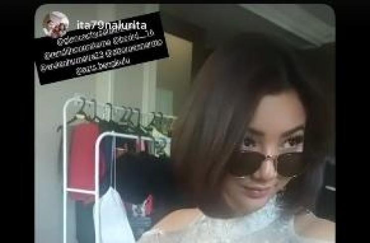 Chysara Rambut Pendek. (Instagram/rendijhonpratama)