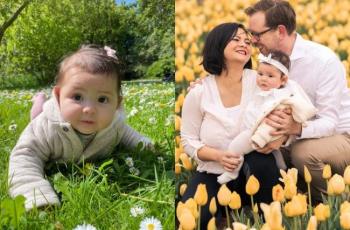 8 Potret Anak Nanda Gita: Baby Hasya Berparas Bule Mirip Ayahnya