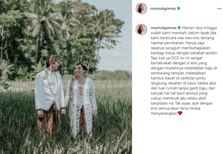 Mumuk Gomez dan Eno Retra (Instagram/@mumukgomez)