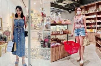 10 Gaya Femmy Permatasari Belanja, Tetap Stylish meski Cuma Borong Mi Instan!