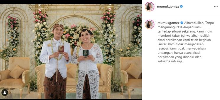 Mumuk Gomez dan Eno Retra (Instagram/@mumukgomez)