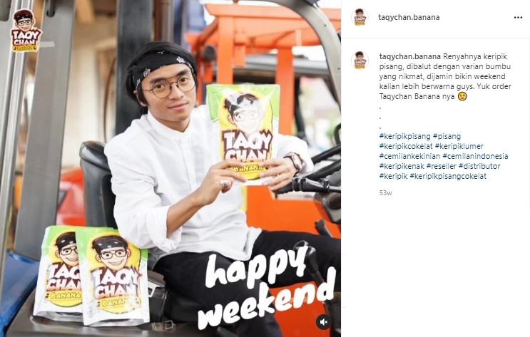 Makanan Ringan yang Lagi Booming Punya Artis. (Instagram)