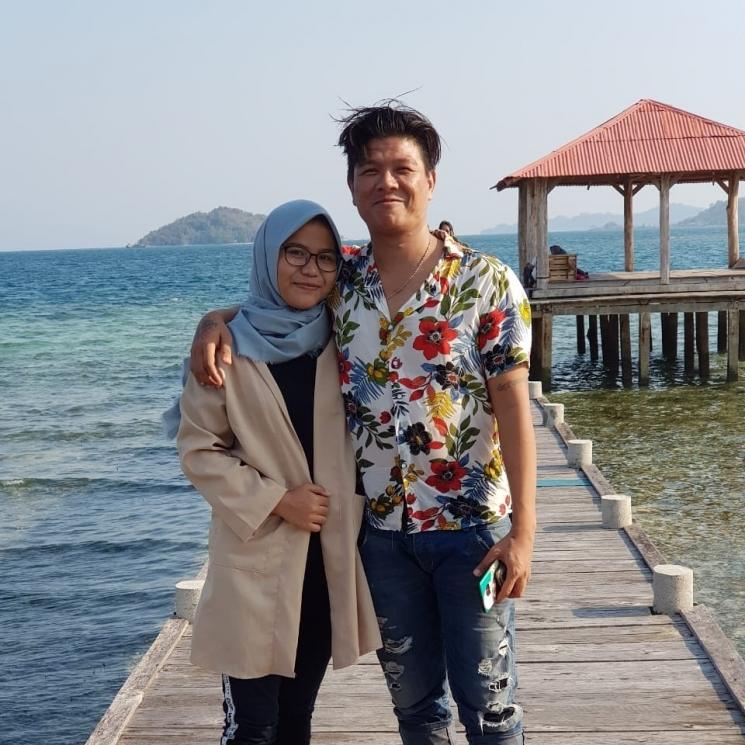Gaya Pacaran Andika Mahesa dan Reni Puji (Instagram/@renipuji_lestari)
